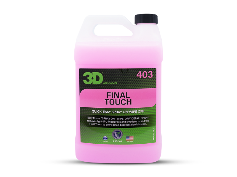 3D Final Touch -Fényesítő spray 3.,8 L